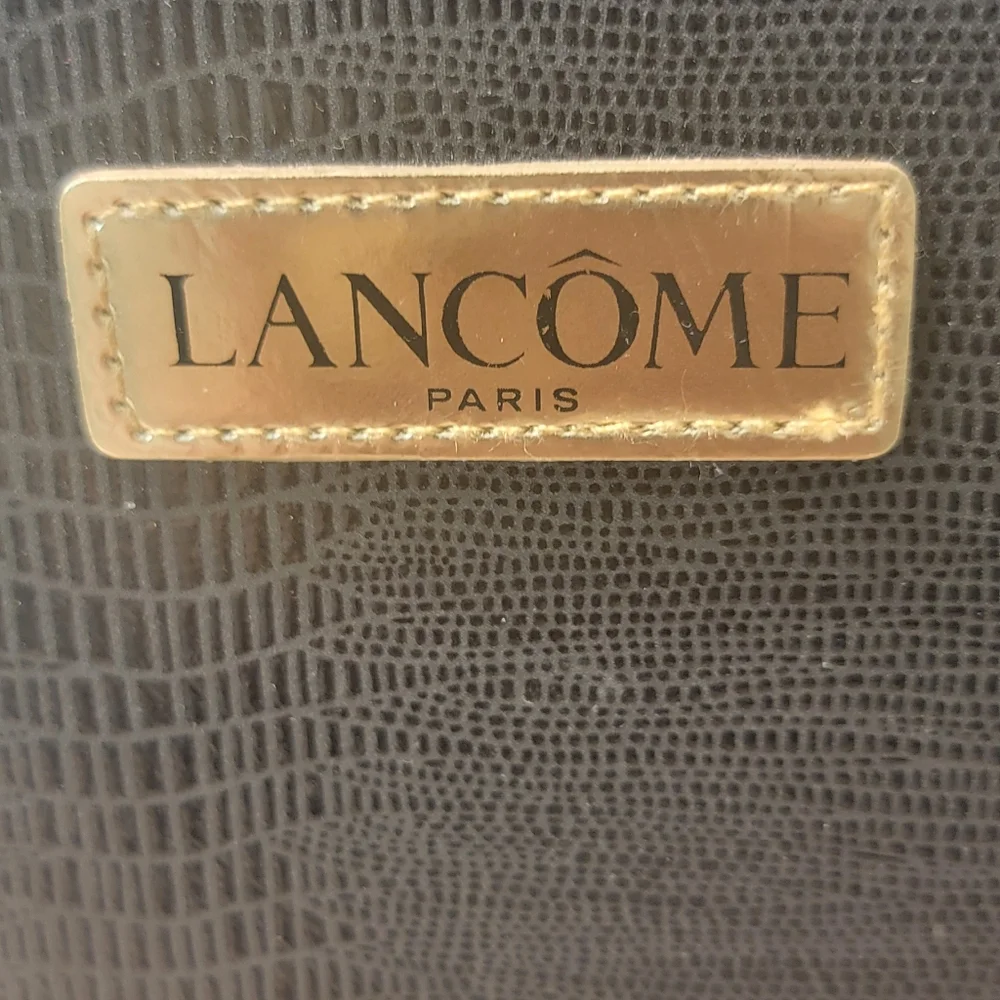 Lancome Black Makeup Travelers Handle Case‎ New